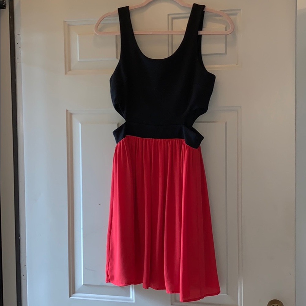Red/Black Dress
